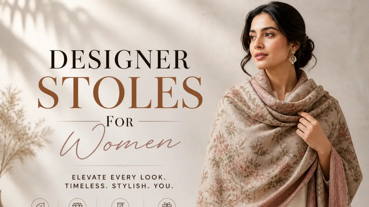 Designer Stoles for Women: Styling Tips for Modern & Ethnic Looks